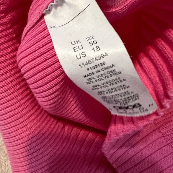 Hot pink sweater tank top from asos - Picture 6 of 7
